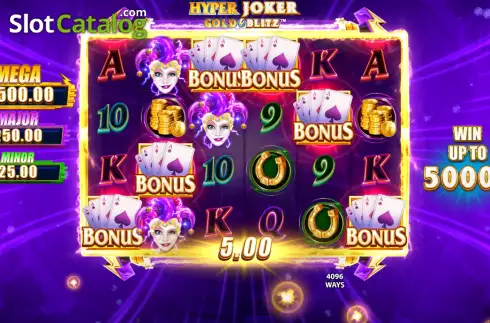 Free Spins Win Screen. Hyper Joker Gold Blitz slot