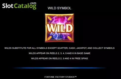 Wild symbol screen. Picante Gold Blitz slot