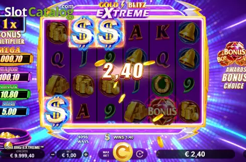 Win Screen 2. Gold Blitz Extreme slot