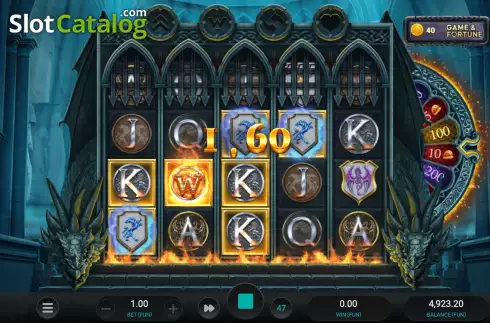 Bildschirm7. Temple of Fury Dream Drop slot