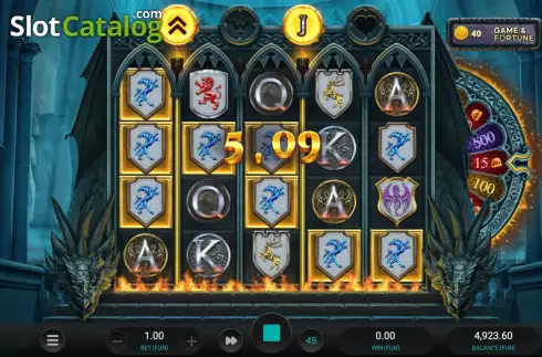 Bildschirm8. Temple of Fury Dream Drop slot