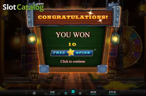 Free Spins Win. Gold Rush Frenzy Megaways slot
