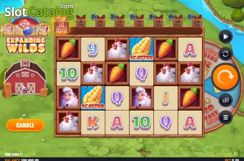 Bildschirm2. Oink Farm 2 slot