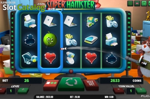 画面4. Super Hamster カジノスロット