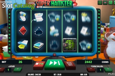画面5. Super Hamster カジノスロット