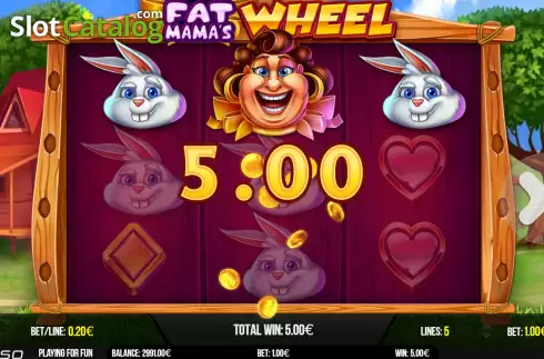 Win screen 2. Fat Mama's Wheel slot