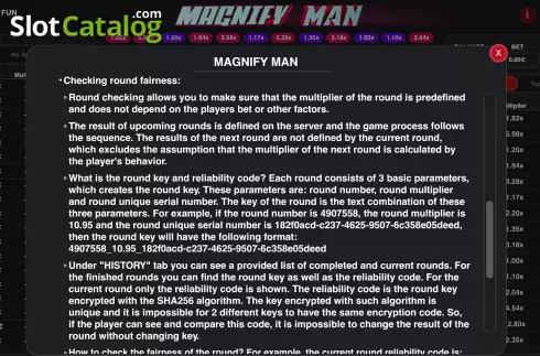 画面9. Magnify Man カジノスロット