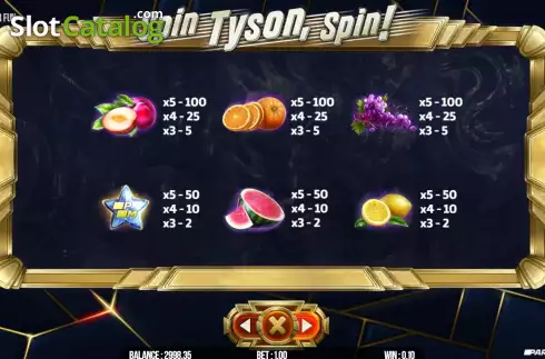 Ecran7. Spin Tyson, Spin! slot
