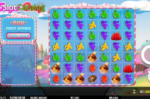 Game screen. Sugar Drop slot