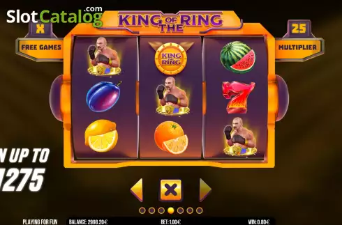 Bildschirm8. King Of The Ring slot