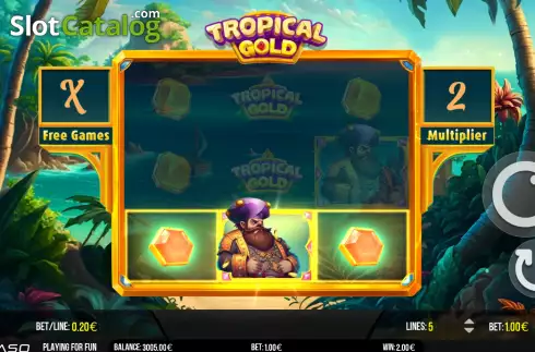 Win Screen 2. Tropical Gold slot