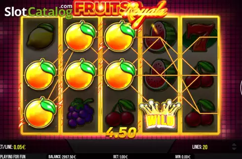 Win screen 2. Fruits Royale slot
