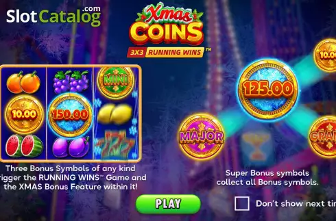 画面2. Xmas Coins カジノスロット