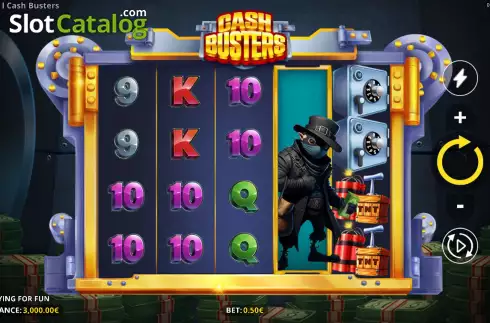 Bildschirm2. Cash Busters (Fugaso) slot