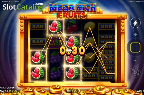 Schermo3. Mega Rich Fruits slot