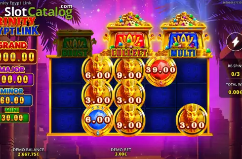 Schermo3. Trinity Egypt Link slot