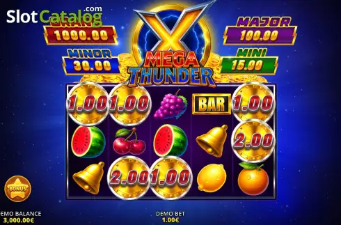 Mega Thunder slot. Mega Thunder slot