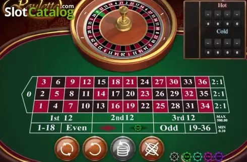 Bildschirm3. Lucky Spin European Roulette slot