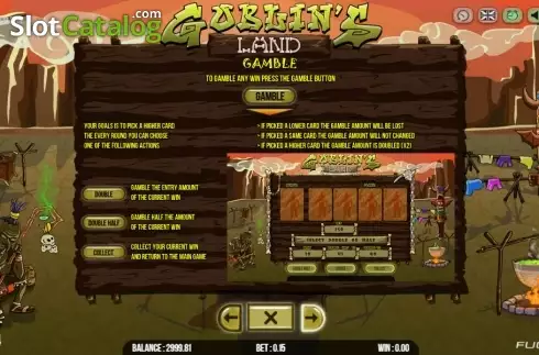 Paytable 4. Goblins Land slot