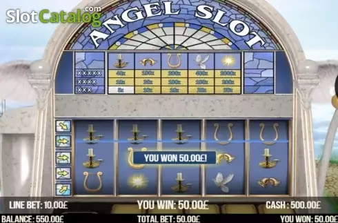 Ekran3. Angel Slot yuvası