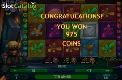 Free Spins Win Screen 2. Crazy Bot slot
