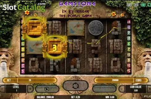 Bildschirm3. Gemstone Of Aztec slot