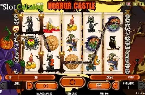 Win screen. Horror Castle slot