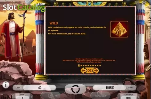 Paytable 1. Plagues Of Egypt slot