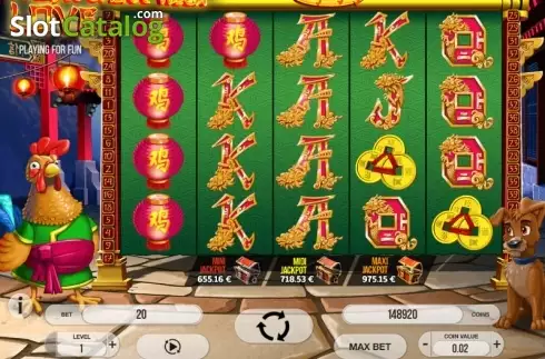 Reel screen. From China With Love slot