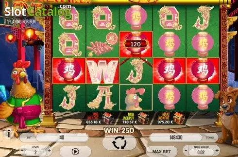 Wild Win screen. From China With Love slot