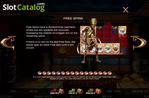 Free spins. The Mummy 2018 slot
