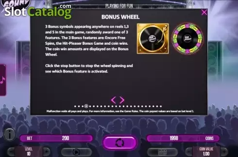Bonus Wheel. NRG Sound slot