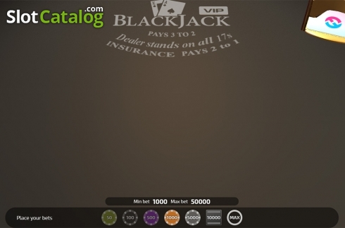 Bildschirm2. Blackjack VIP (FunFair) slot