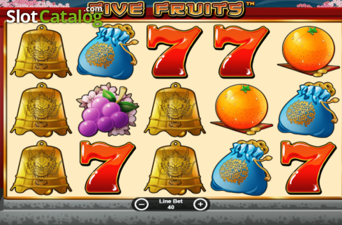 Bildschirm2. Five Fruits slot