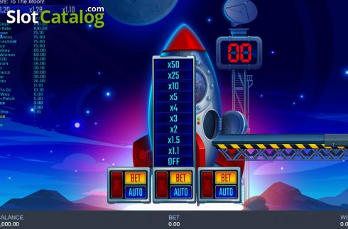 Game Screen 1. AstroBoomers: To The Moon! slot