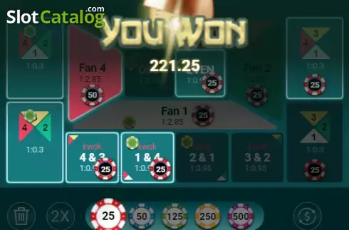 Win screen 2. FanTan slot