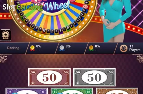 Skärmdump3. Lucky Wheel (Funky Games) slot