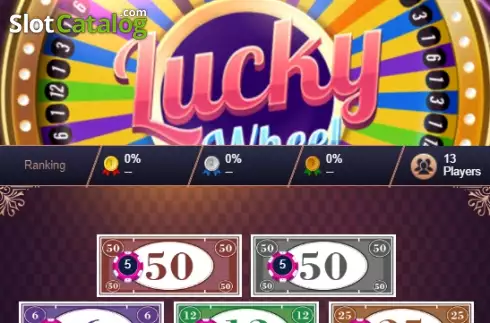 Game screen 4. Lucky Wheel (Funky Games) slot