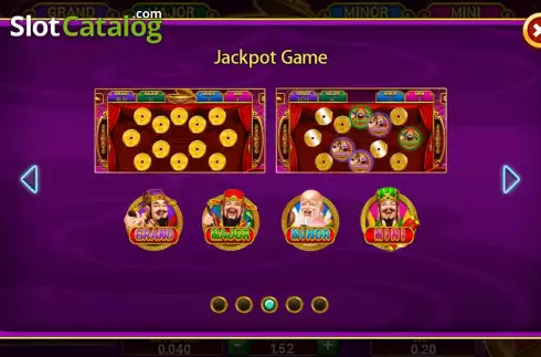 Game Features screen. Ji Ji Ji slot