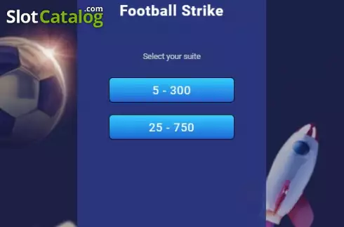 Game screen. Football Strike slot