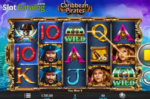 Schermo3. Caribbean Pirates slot