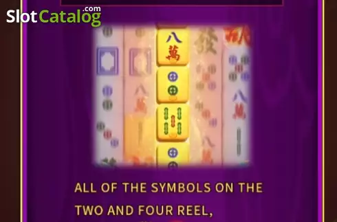 Game Feautures screen 3. Golden Mahjong slot