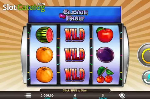 Pantalla2. Classic Fruit (Funky Games) Tragamonedas 