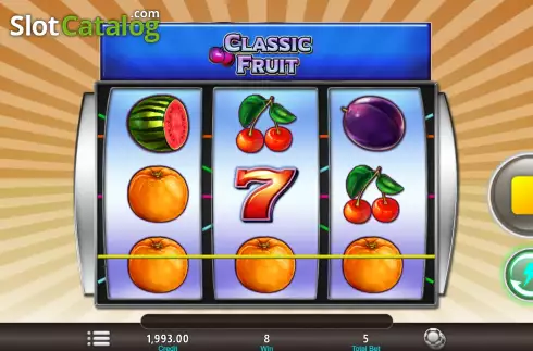 Pantalla4. Classic Fruit (Funky Games) Tragamonedas 