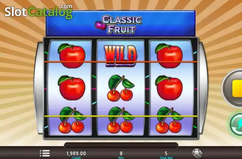 Ekran5. Classic Fruit (Funky Games) yuvası