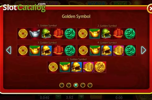 Skärmdump7. Golden Dynasty (Funky Games) slot
