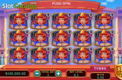 Game screen. Poker Slam slot