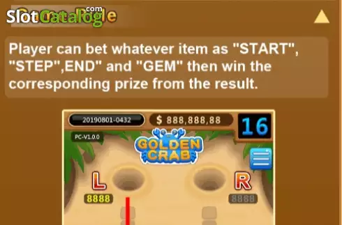 Game Rules screen 3. Golden Crab (Funky Games) slot