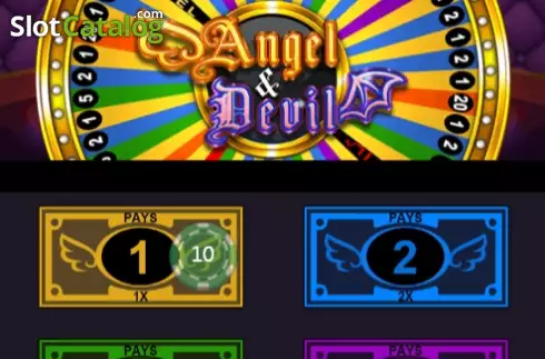 Game screen 3. Angel and Devil (Wheel Of Fortune) slot