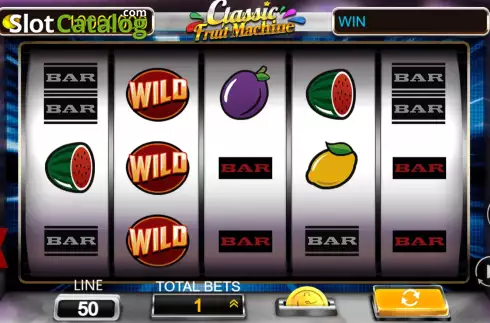 Game screen. Classic Fruit Machine slot